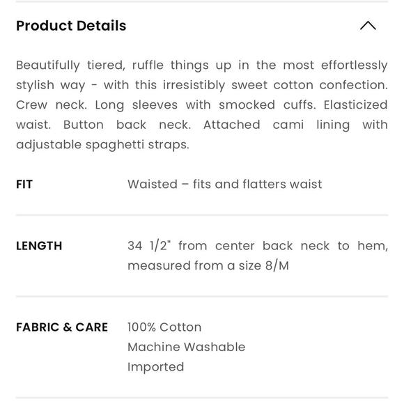 LOFT Womens Meadow Tiered Floral Sunrise Peach Mini Dress Size Small Long Sleeve - Picture 3 of 16